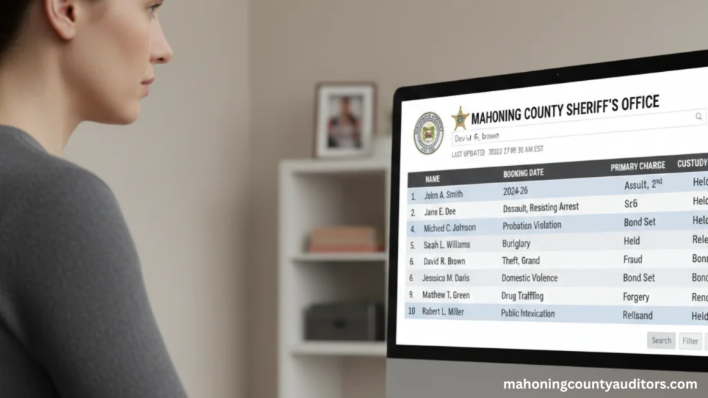 Find Someone in Mahoning County Jail Online