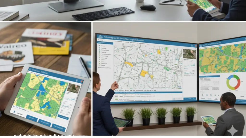 Mahoning County GIS Parcel Map showing property boundaries, parcel numbers, and ownership details for accurate property research.